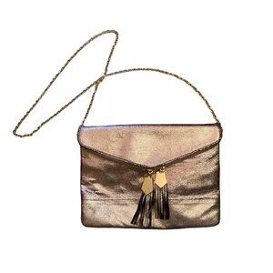 Brooklyn Metallic clutch envelop style vintage Y2K women bag OS